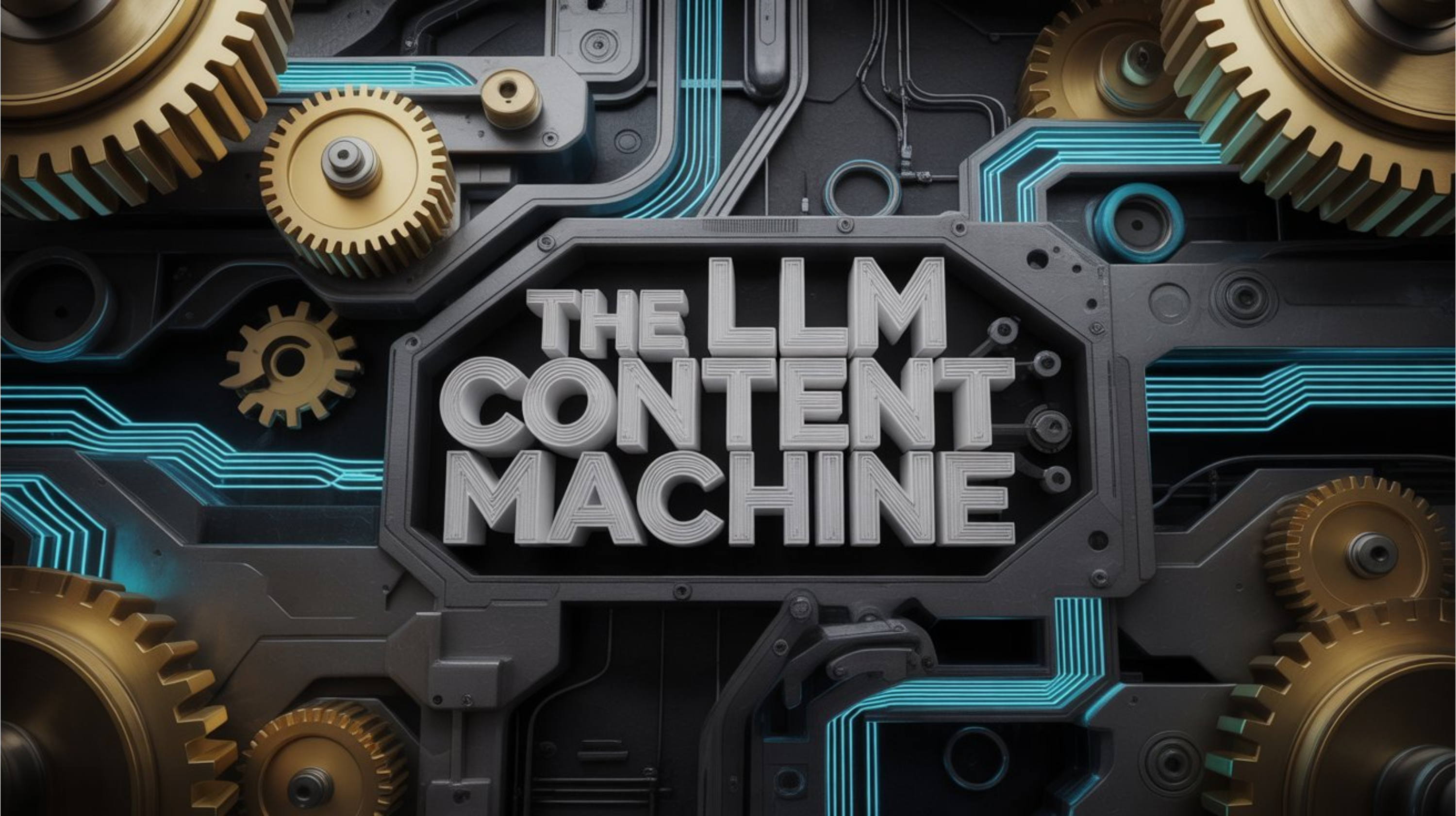 The LLM Content Machine Banner